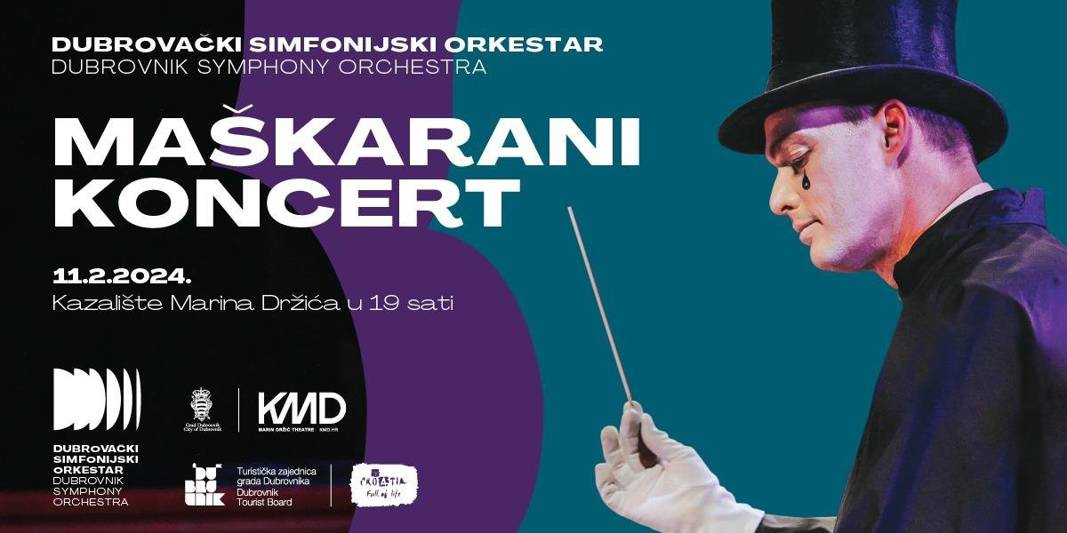 MAŠKARANI KONCERT DSO-A NA DUBROVAČKOM KARNEVALU