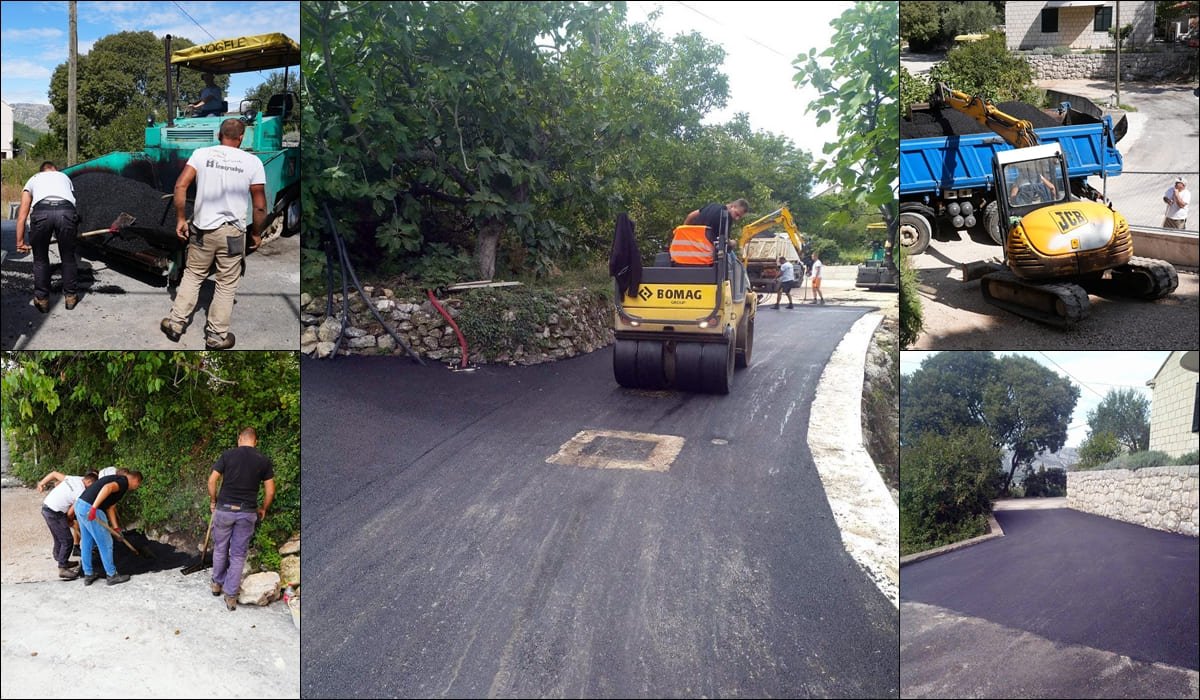 ASFALTIRANA PRVA DIONICA CESTE U ŠUMETU