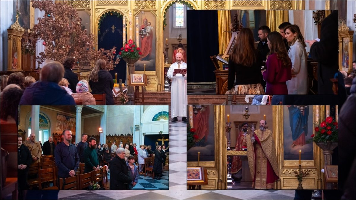 Foto / BOŽIĆNA LITURGIJA U CRKVI SVETE BLAGOVIJESTI
