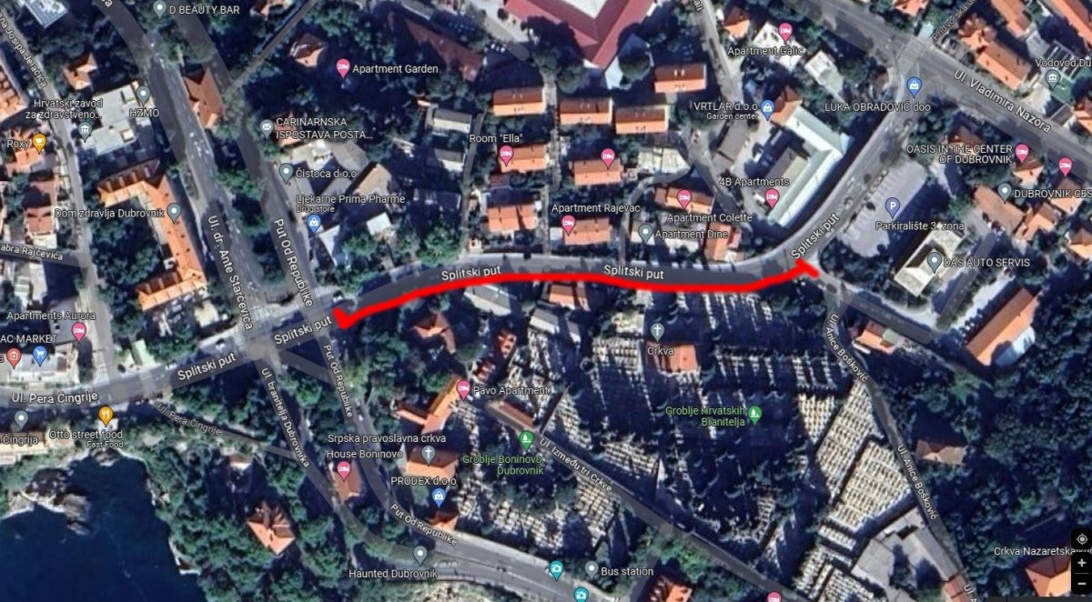 Splitski put zatvara se za promet od 8 do 16 sati