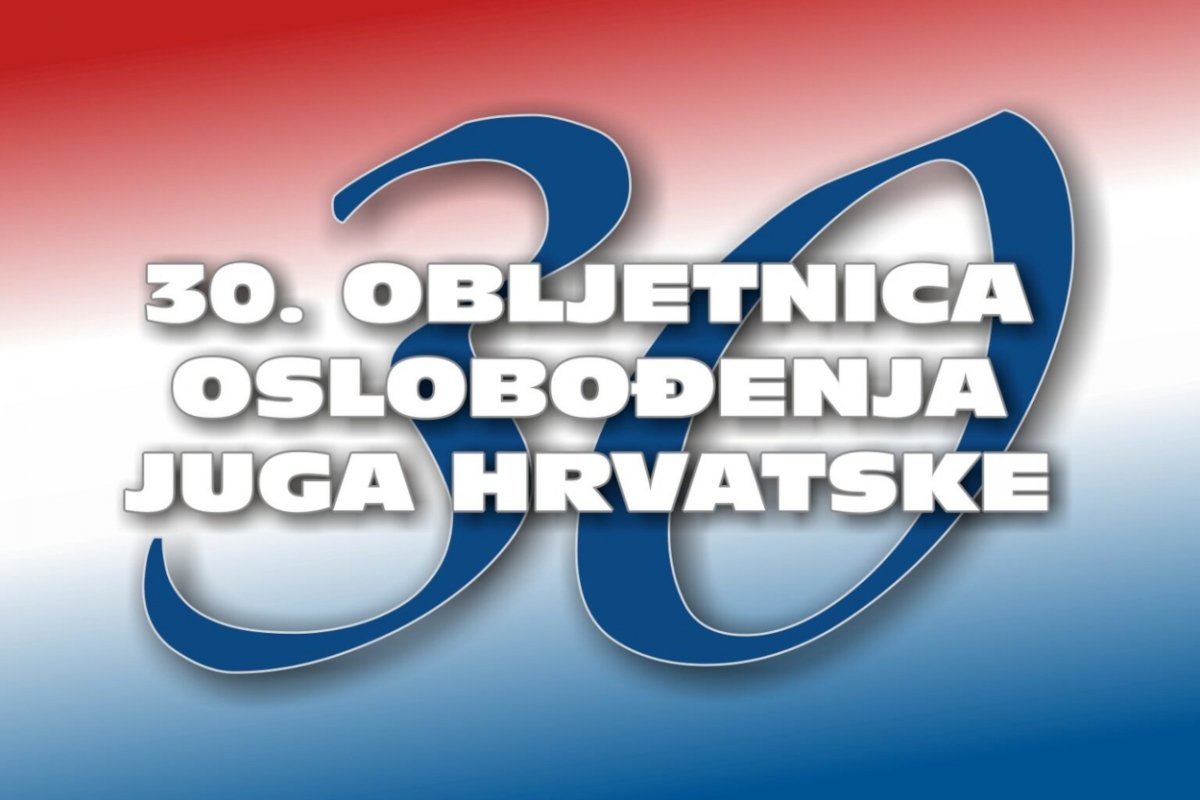 Program obilježavanja 30. obljetnice oslobođenja juga Hrvatske