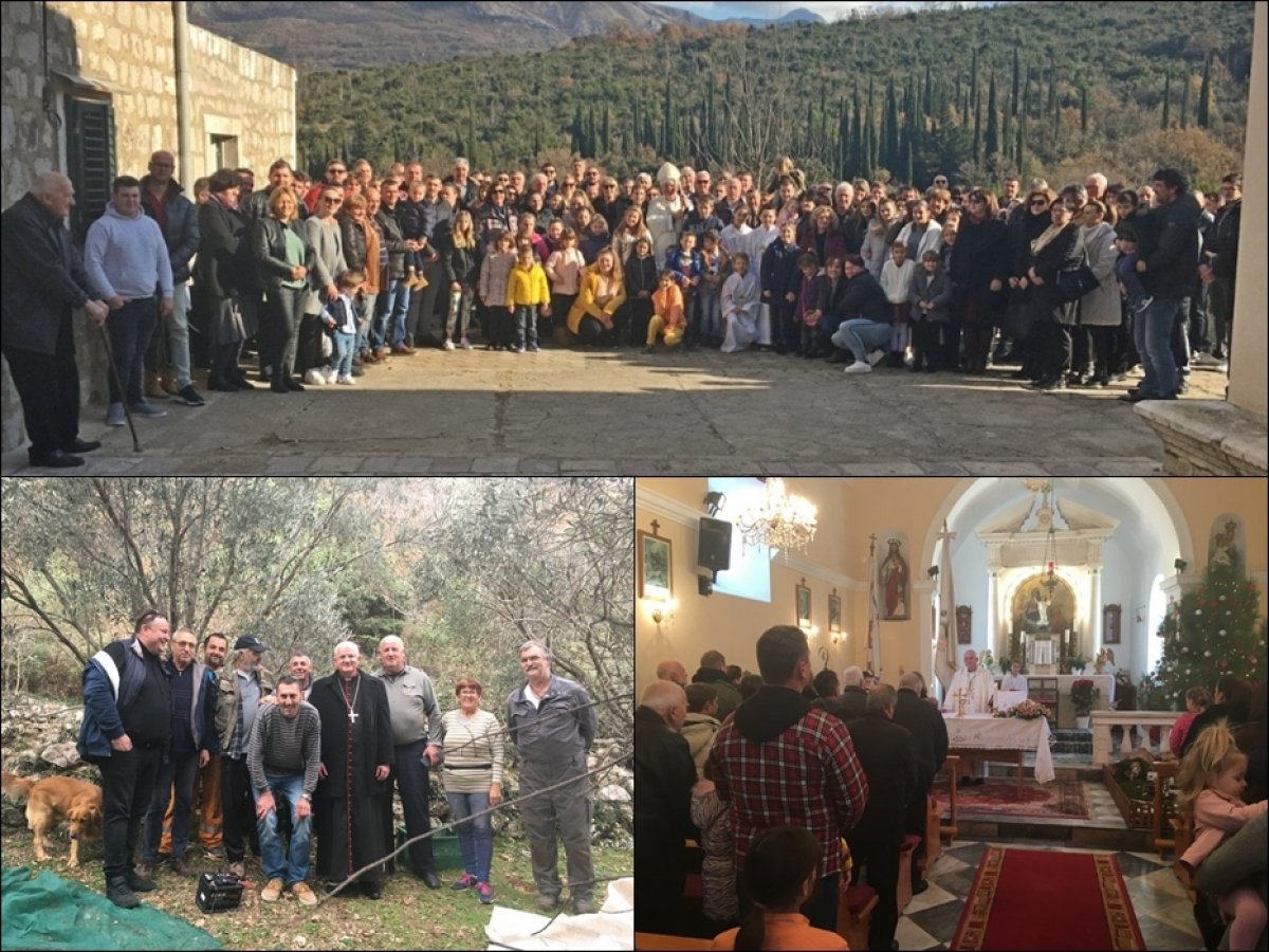 Pastoralni pohod župama biskup Uzinić započeo u Vitaljini i Pločicama