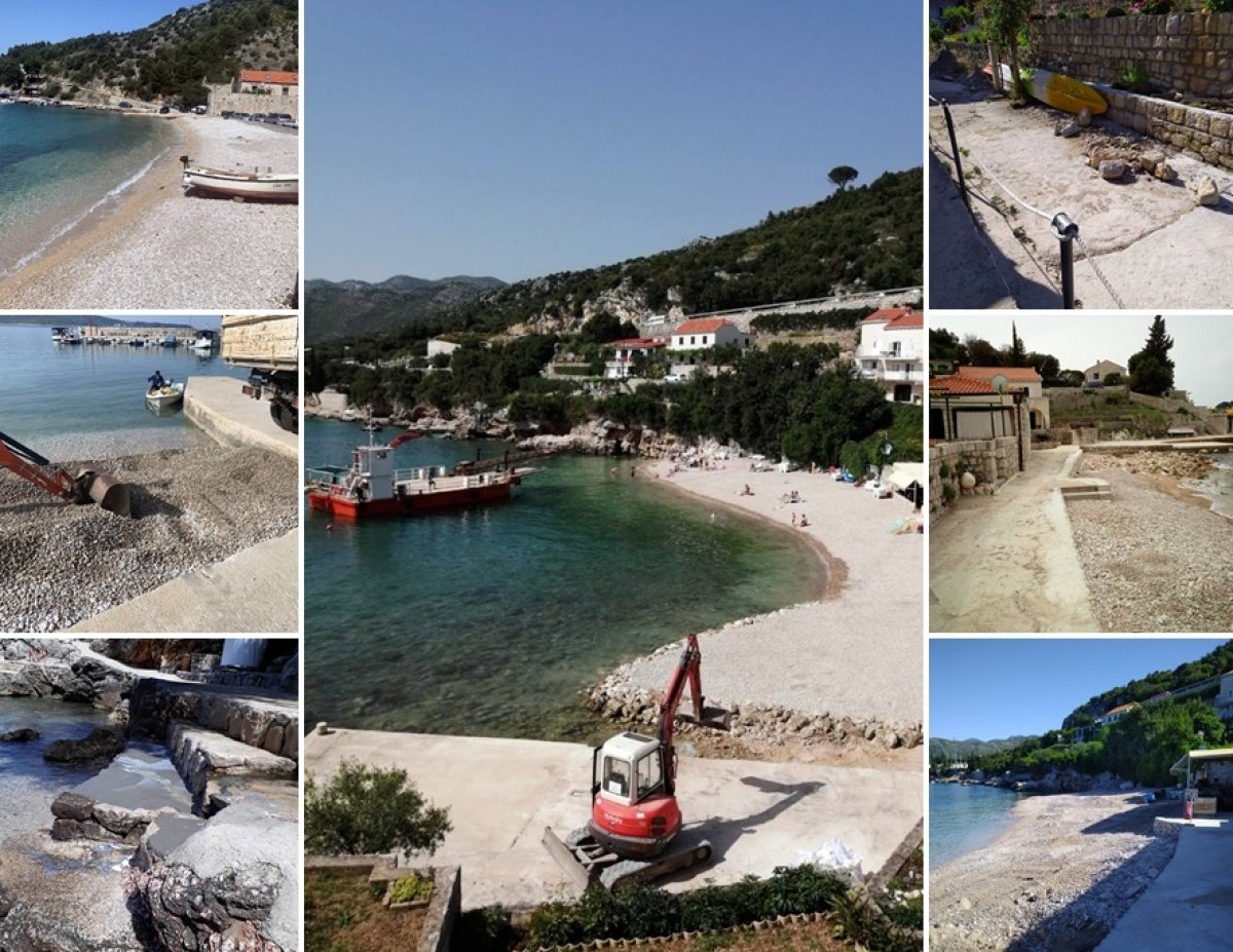Uređenje plaža: Završeni radovi u Štikovici, Brsečinama, na Bunici i Hawajima