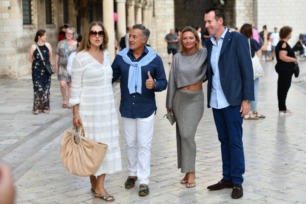 Jean Alesi na Stradunu sa Slavicom Ecclestone