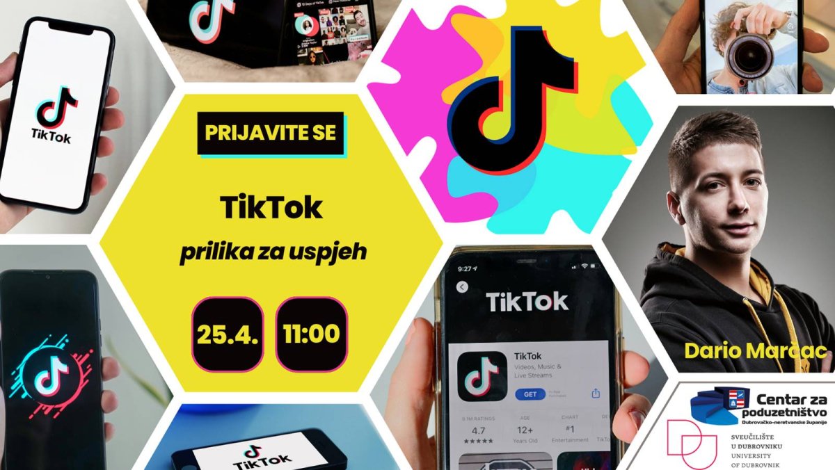 CENTAR ZA PODUZETNIŠTVO: RADIONICA O TIK TOKU