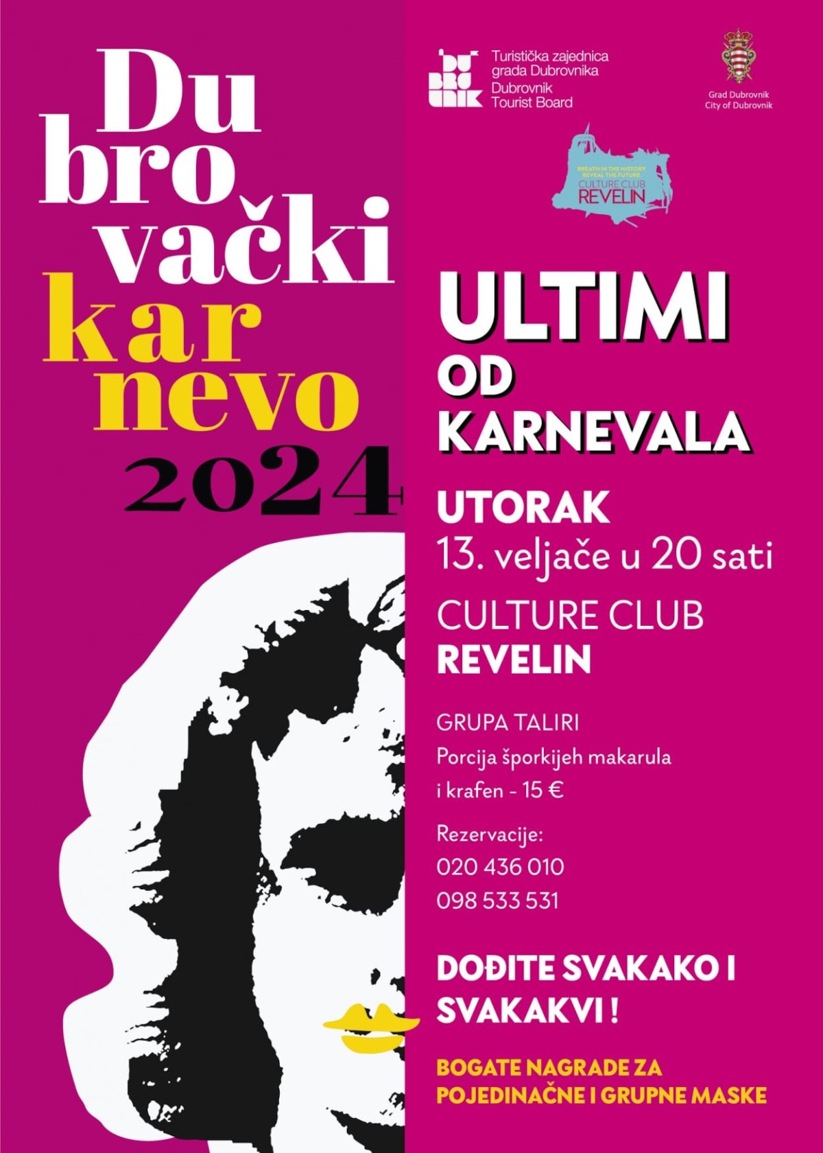 25. DUBROVAČKI KARNEVO OD 9. DO 13. VELJAČE