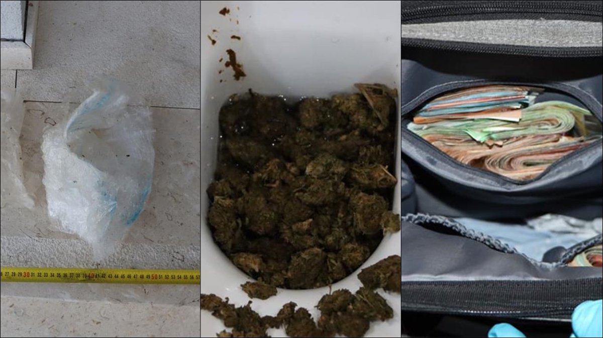 ZBOG DROGE I PRANJA NOVCA NA ZVEKOVICI UHIĆEN BRAČNI PAR, 33-GODIŠNJAKINJA DROGE SE POKUŠALA RIJEŠITI PROSIPANJEM U ZAHOD