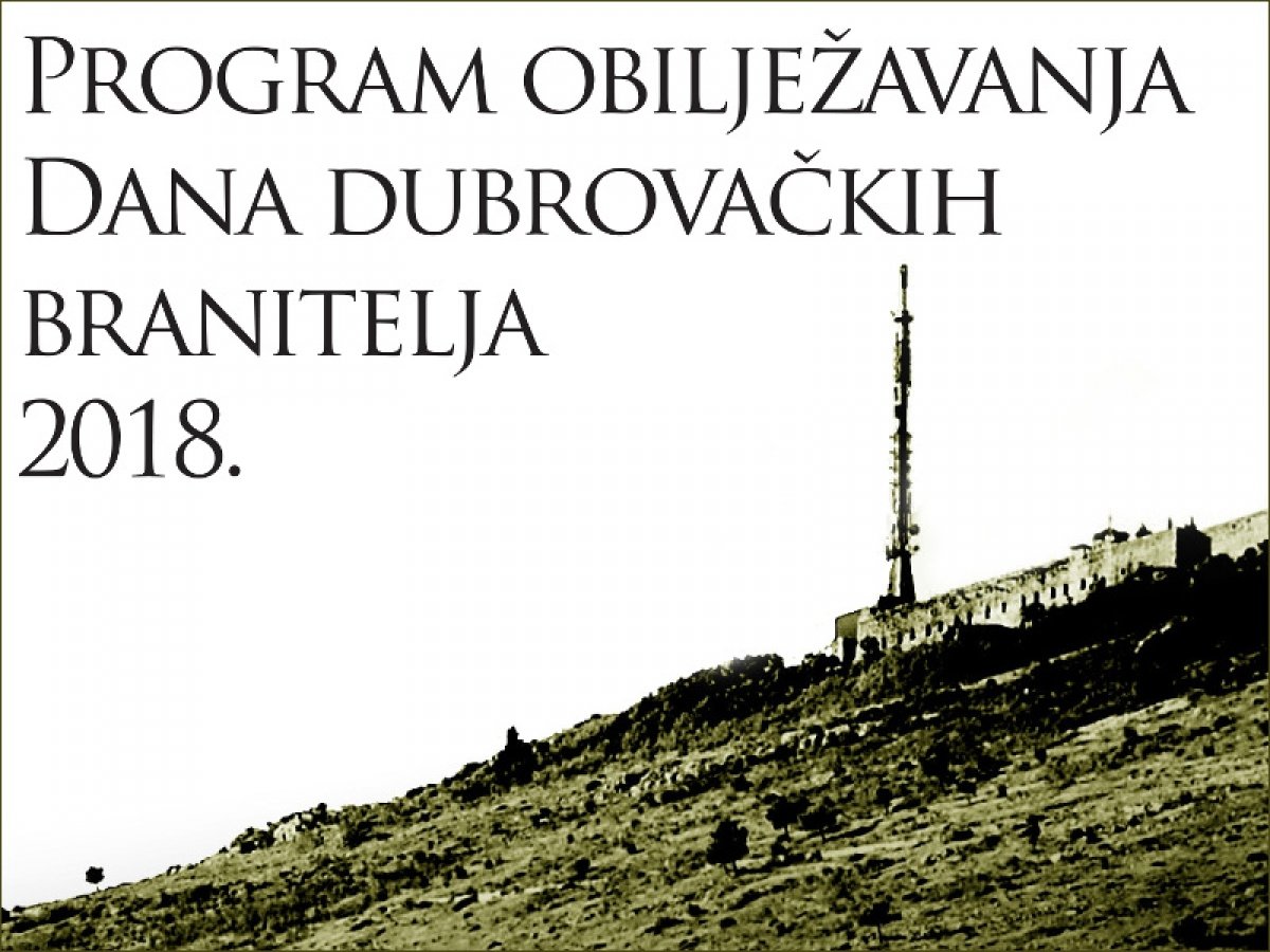 Bogatim programom obilježit će se Dan dubrovačkih branitelja 2018.