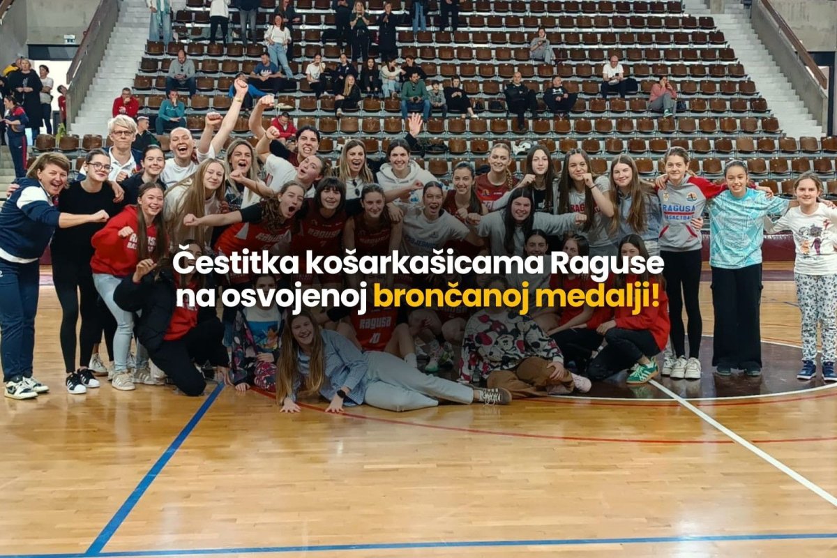 GRADONAČELNIK FRANKOVIĆ ČESTITAO JUNIORKAMA ŽKK RAGUSA NA BRONCI S PH