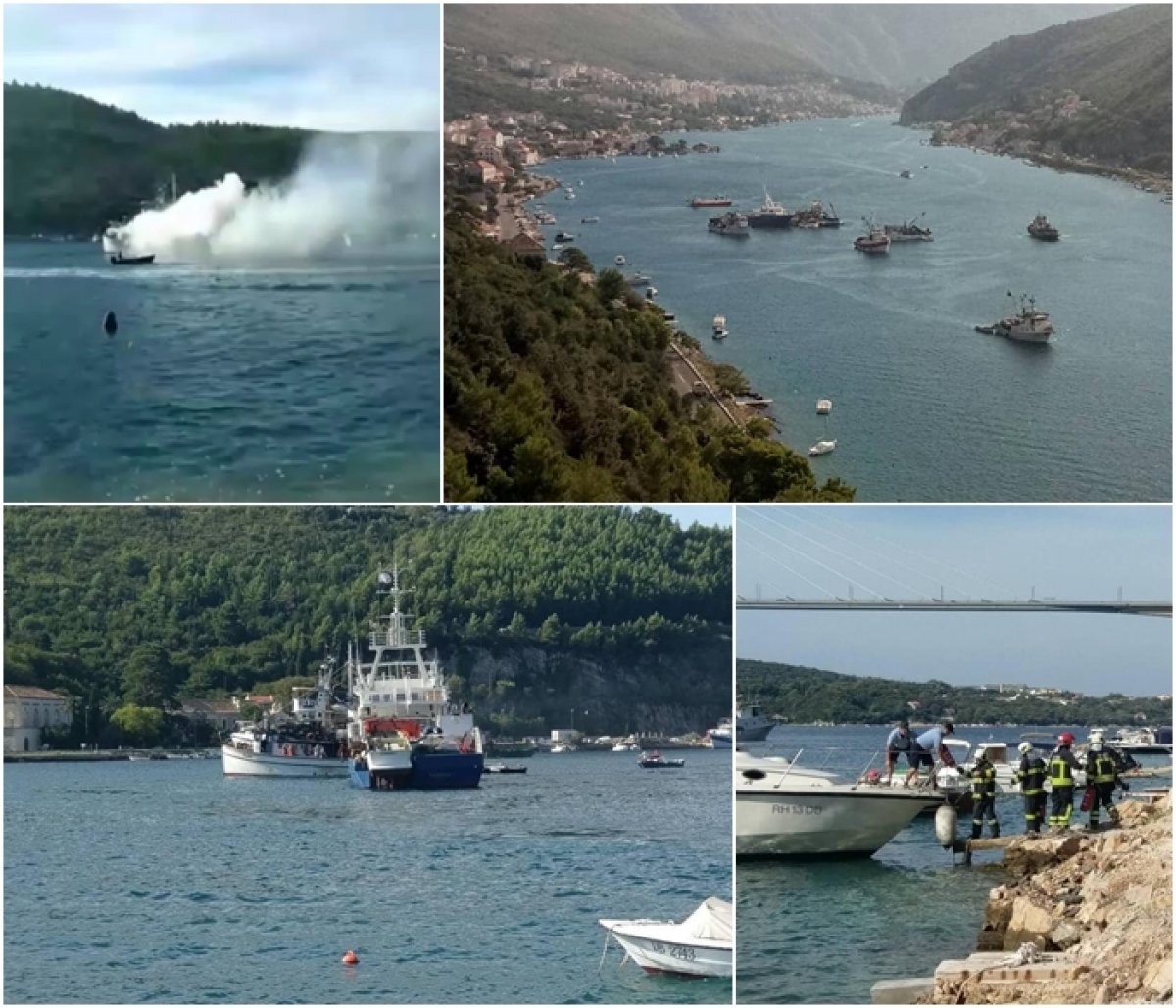 Ugašen požar na kočarici „Palamida“