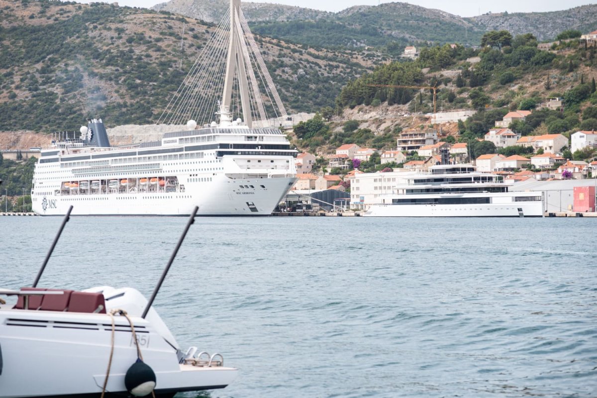LUKA DUBROVNIK NAJPOSJEĆENIJA JE HRVATSKA LUKA ZA STRANE BRODOVE NA KRUŽNIM PUTOVANJIMA