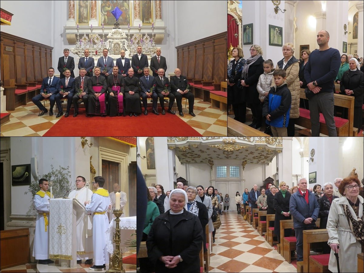 Foto / BISKUP GLASNOVIĆ PREDVODIO MISU VEČERE GOSPODNJE UZ OBREDNO PRANJE NOGU