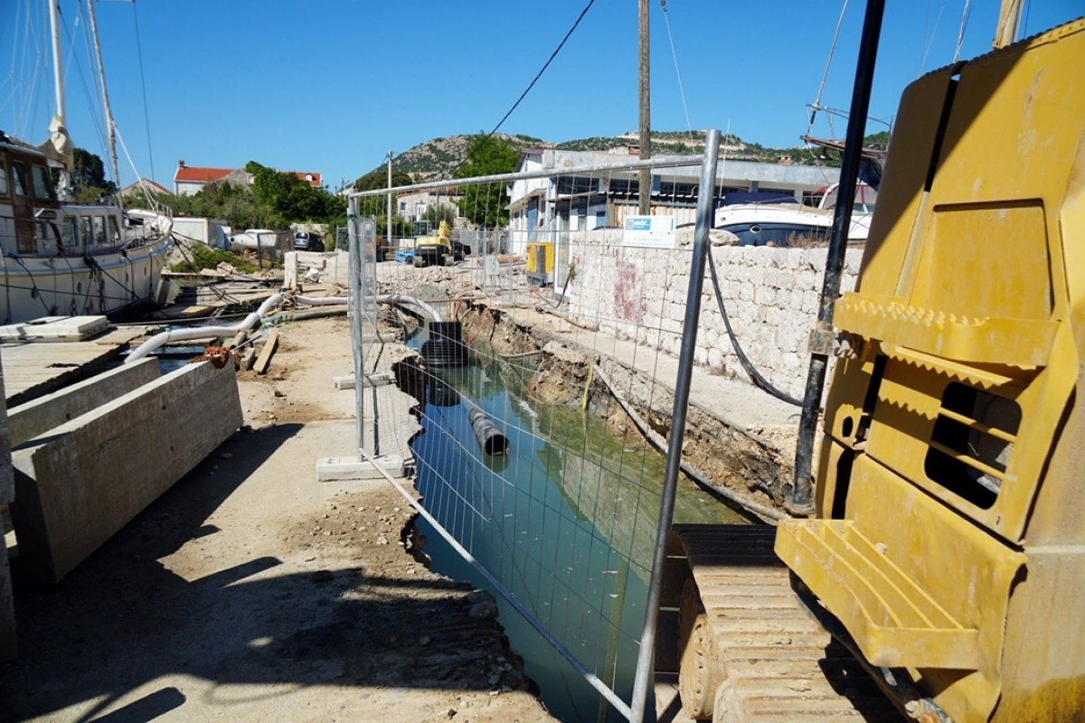 Moguća pojava zamućenja uz obalu u Mokošici