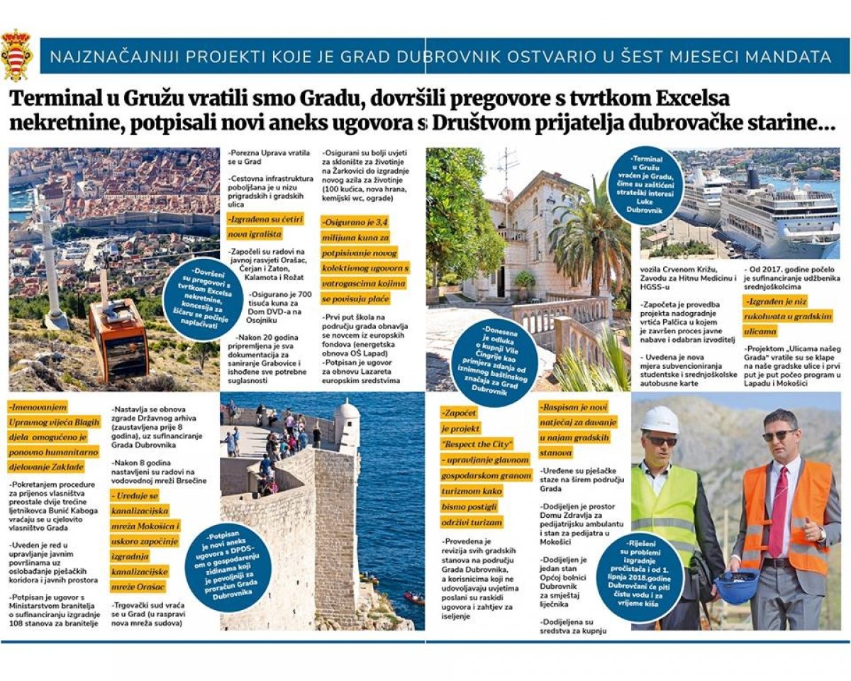 U šest mjeseci Franković je toliko toga učinio da je morao platiti oglas da netko to i zamijeti