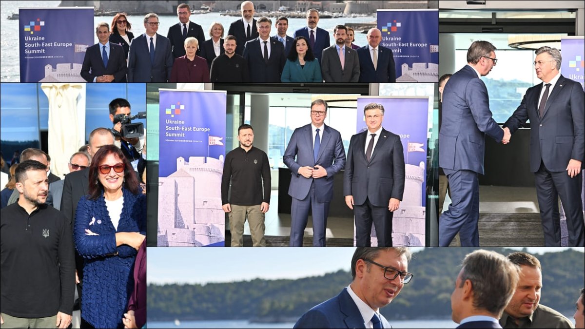 Foto / VUČIĆ STIGAO U DUBROVNIK, ZBOG NJEGA SE MIJENJAO TEKST DEKLARACIJE