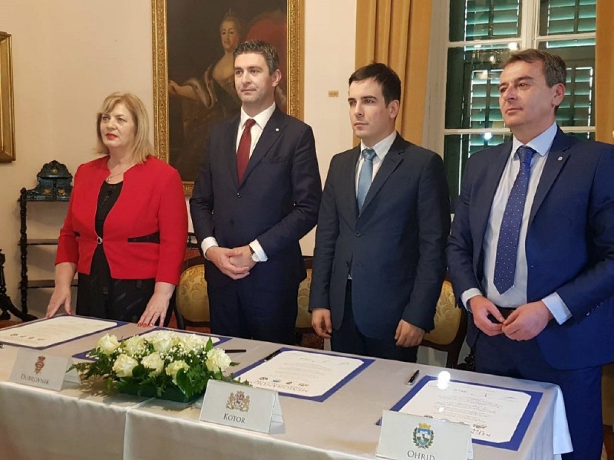 Potpisan Memorandum o prijateljstvu UNESCO gradova Dubrovnika, Kotora, Mostara i Ohrida