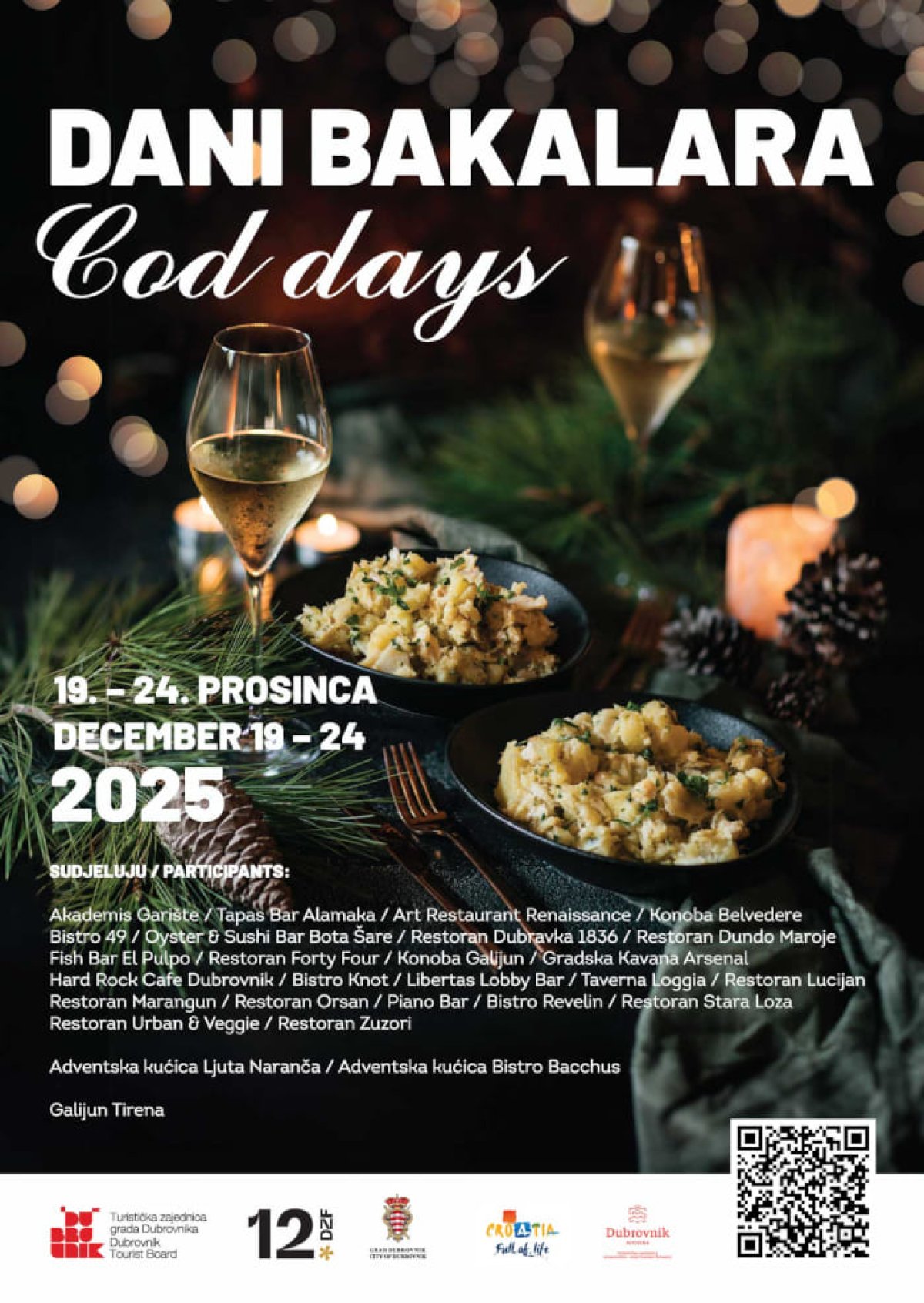DANI BAKALARA U DUBROVNIKU; TRADICIONALNO GASTRONOMSKO ISKUSTVO