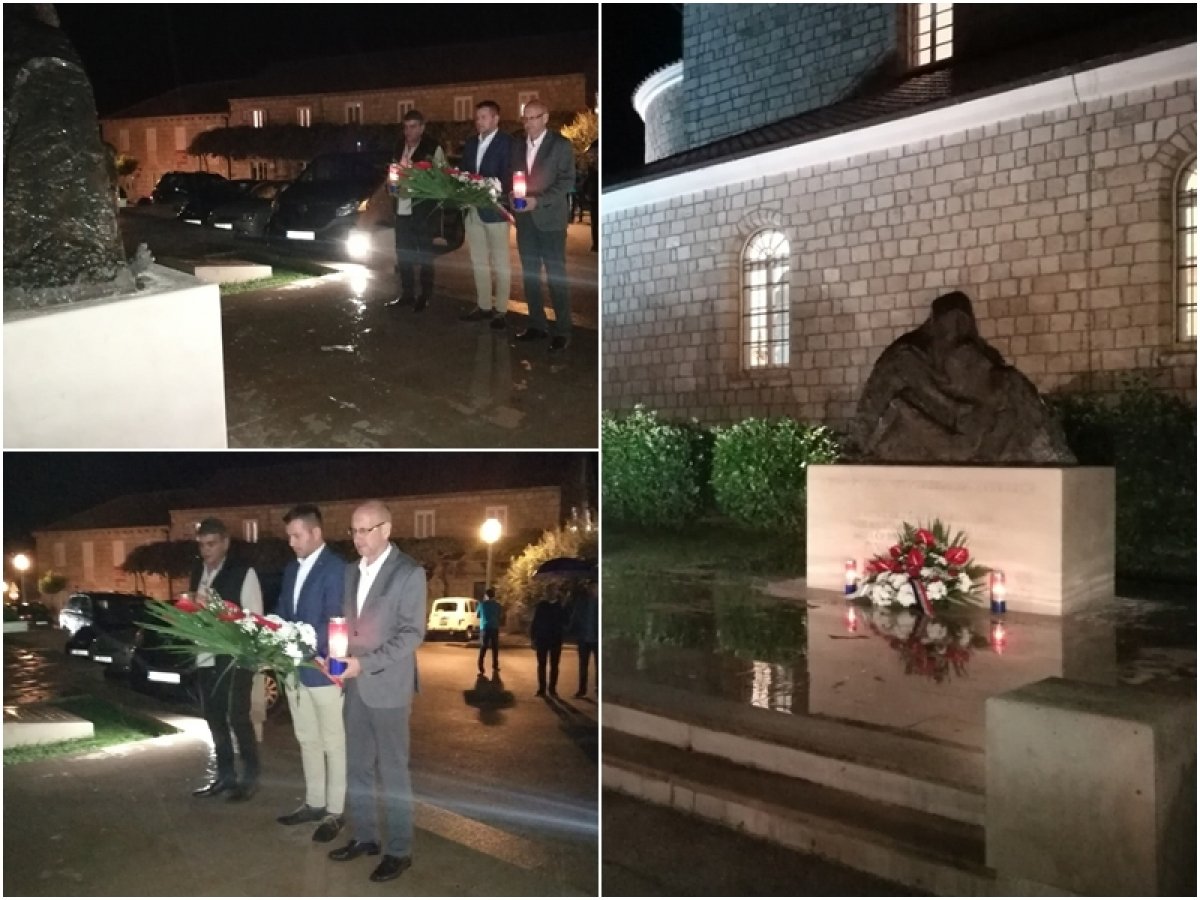 Uz Dan neovisnosti načelnik Lasić sa suradnicima položio vijenac u Čilipima