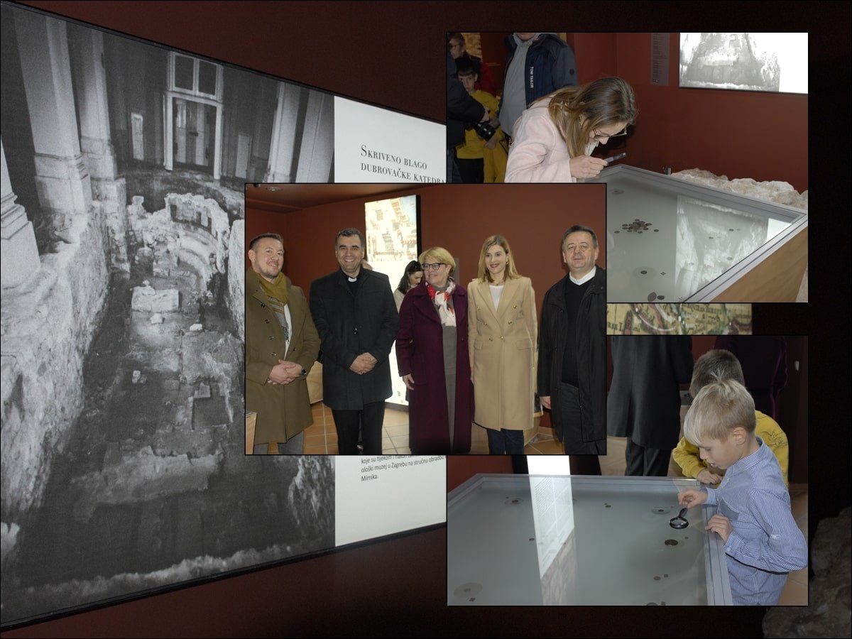 Foto / OTVORENA IZLOŽBA „SKRIVENO BLAGO DUBROVAČKE KATEDRALE – NUMIZMATIČKI NALAZI”