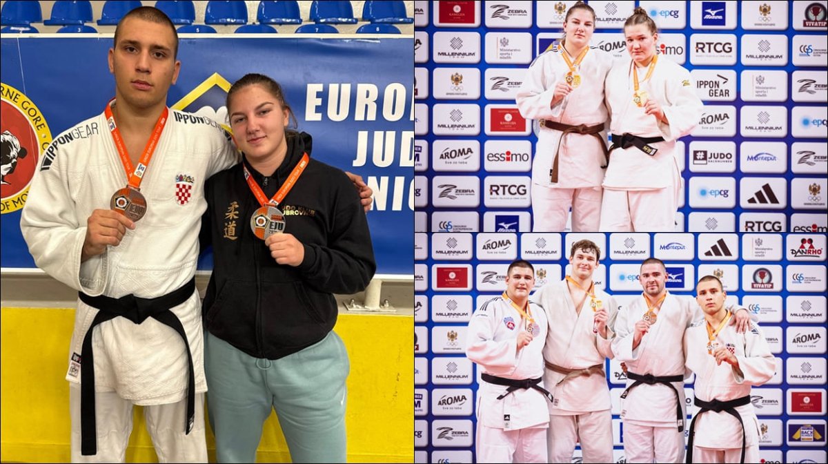 JUDO: LEONA NIKETIĆ SREBRNA, LUKA IVANKOVIĆ BRONČANI NA EUROPSKOM KUPU U PODGORICI