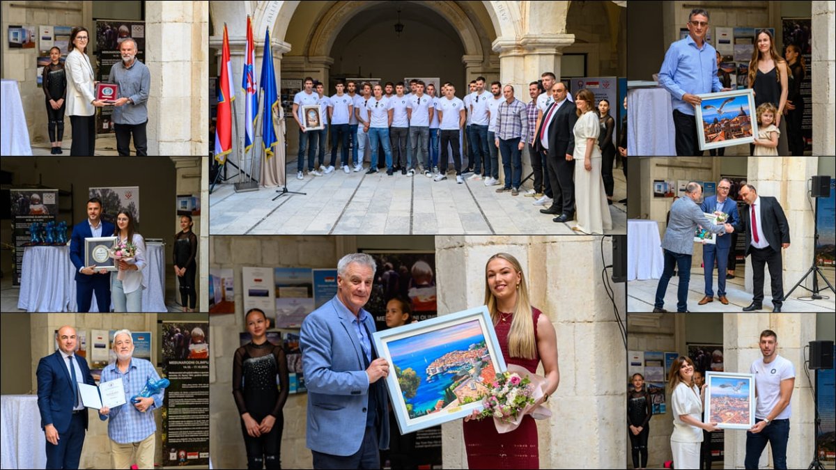 IVA OBERAN I MARKO ŽUVELA NAJBOLJI SPORTAŠI ŽUPANIJE, ŽKK RAGUSA I VK JUG EKIPE