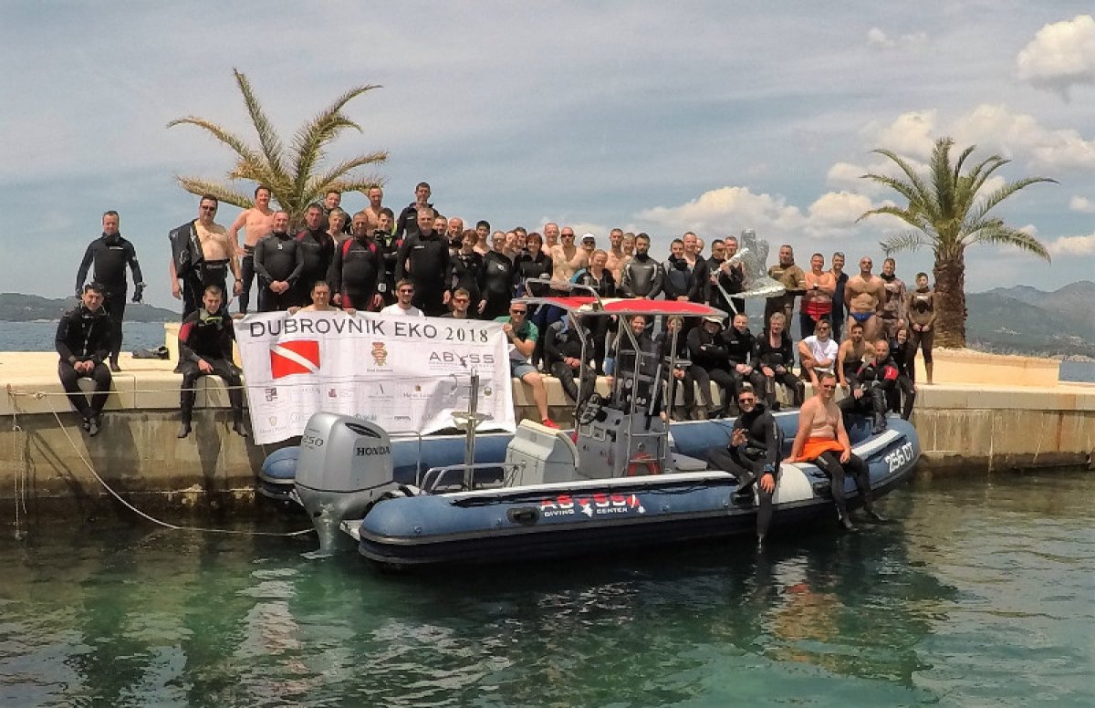 Akcija čišćenja podmorja Eko Dubrovnik