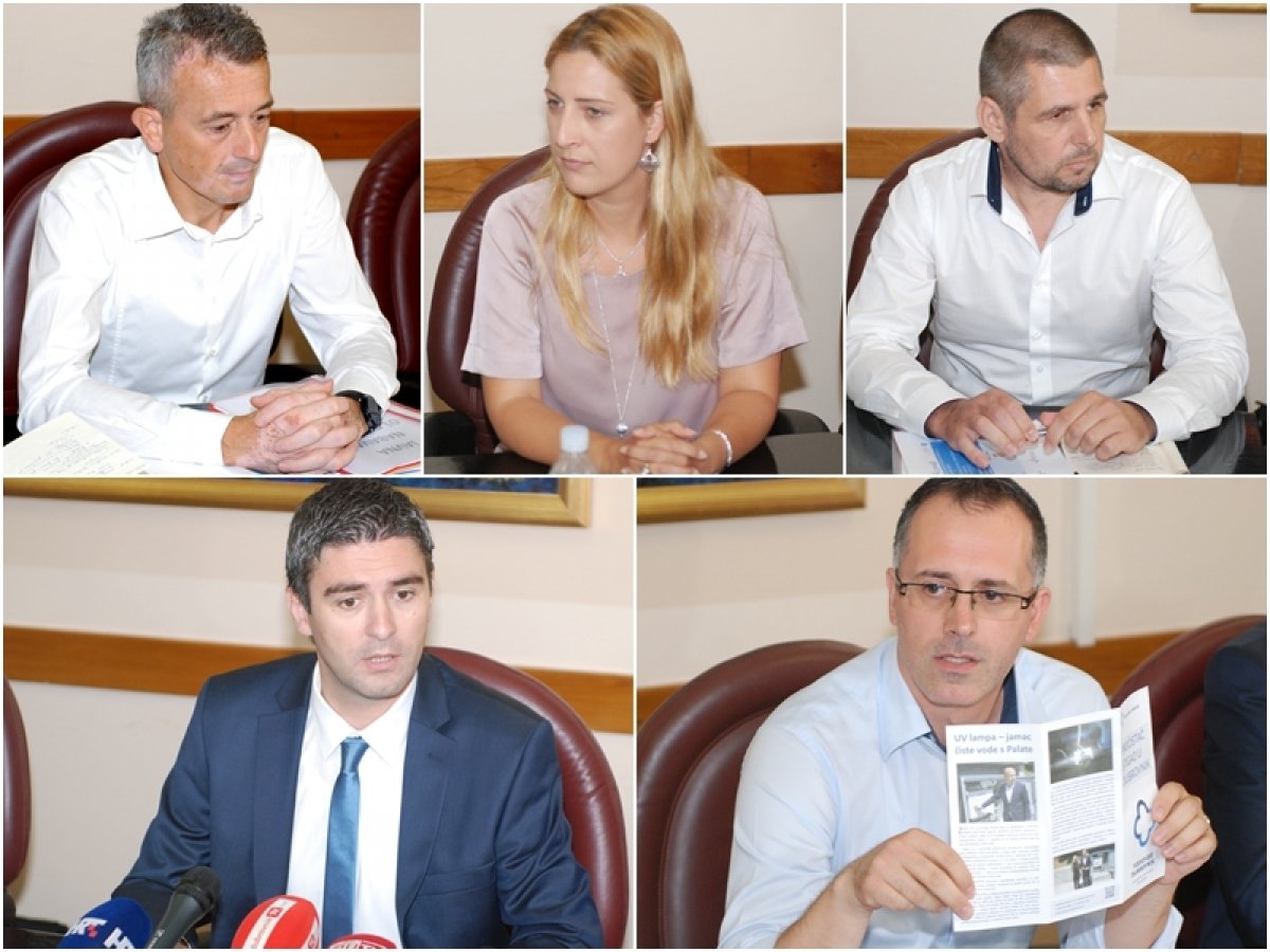 Gradonačelnik Franković i Uprava Vodovoda istaknuli da ne znaju kad će pročistač vode biti gotov; Matušić kazao i da ne zna gdje je pročistač