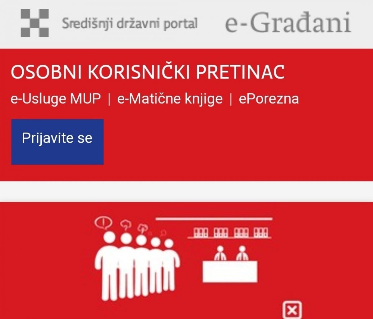 Uputa za korištenje usluge e-Građani