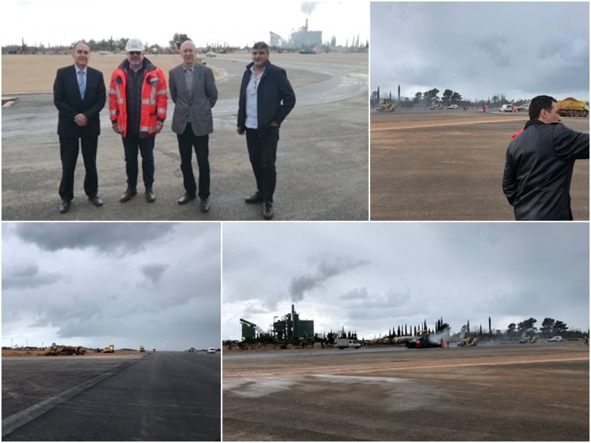 Konavoski načelnik Lasić obišao radove na aerodromu; želja mještana je nogostup od Čilipa do Zvekovice