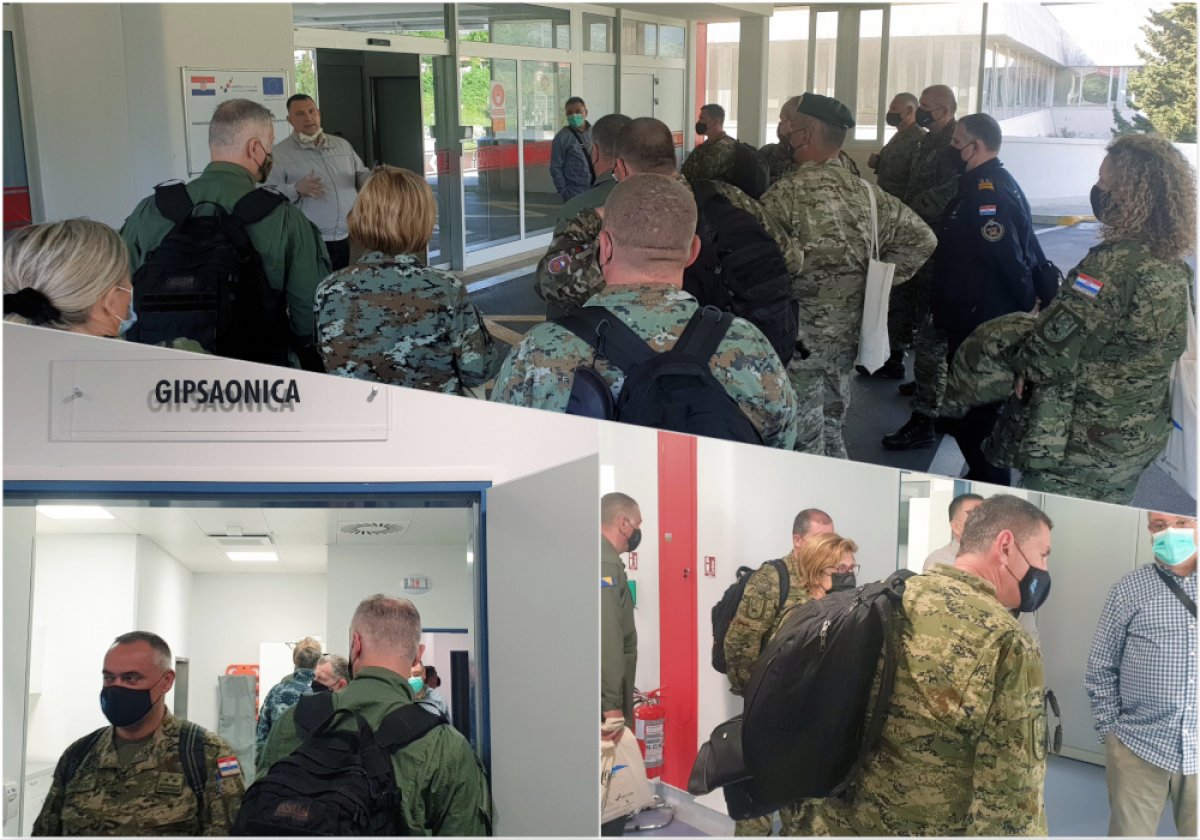 Polaznici Ratne škole „Ban Josip Jelačić” posjetili OB Dubrovnik