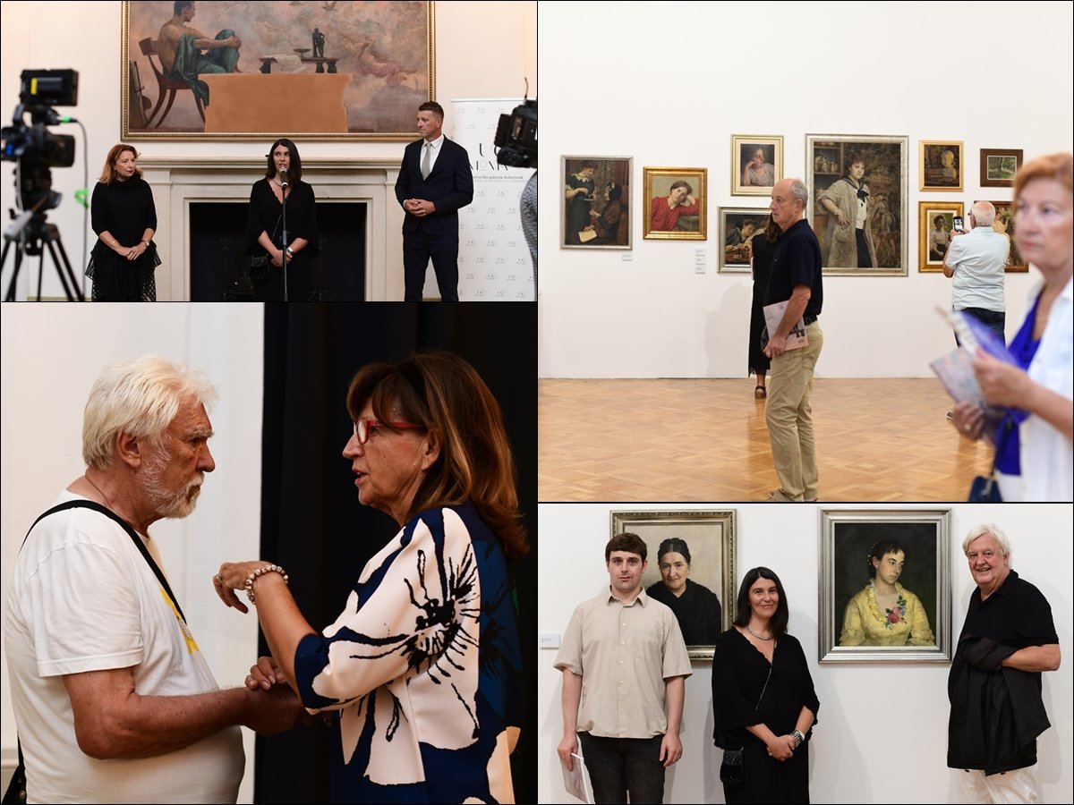 FOTO / Otvorena izložba Vlaho Bukovac: rekapitulacija - iz zbirke Umjetničke galerije Dubrovnik