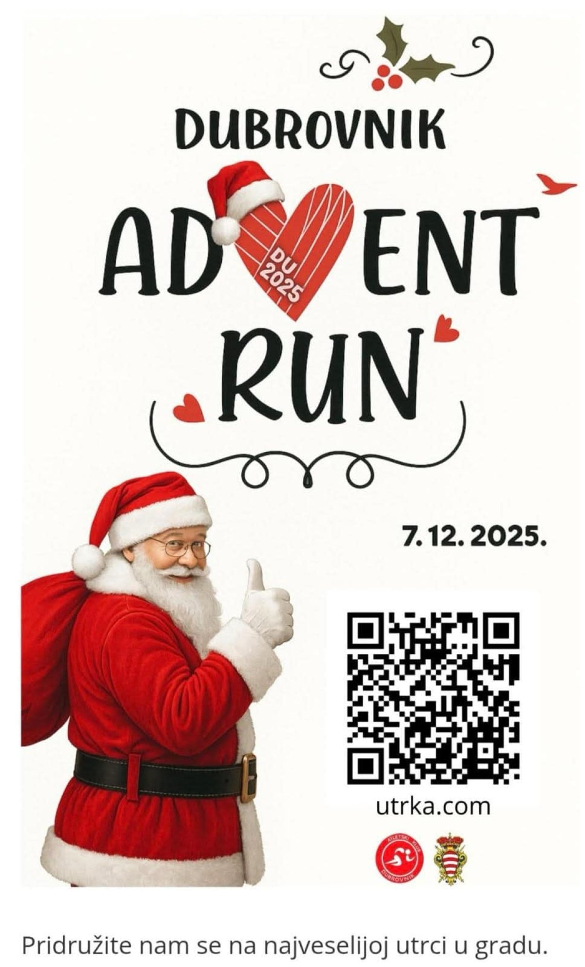 U NEDJELJU SE ODRŽAVA „DUBROVNIK ADVENT RUN”, PRIJAVITE SE