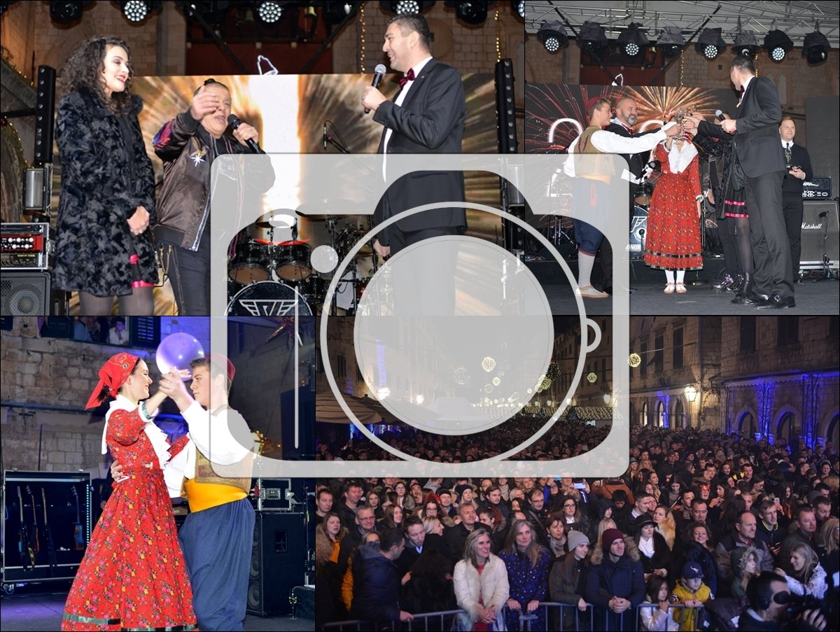 Sretna Vam Nova; ovako se odbrojavalo na Stradunu