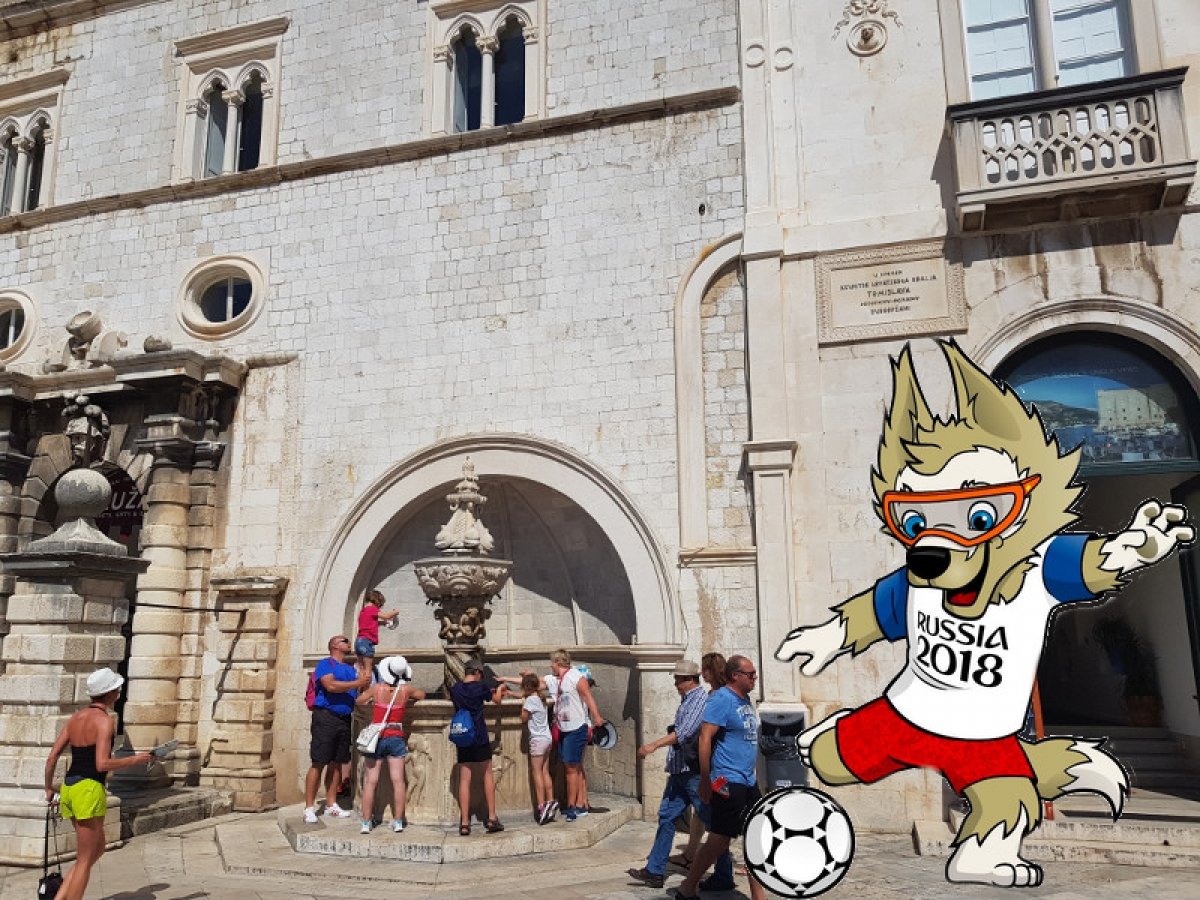 Rusija – Hrvatska, izravan prijenos i na Stradunu