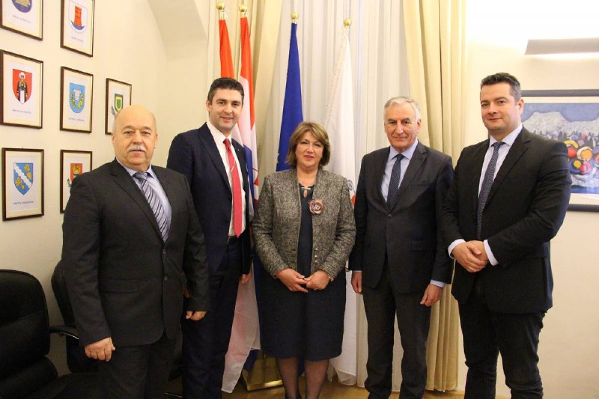 Župan Dobroslavić i gradonačelnik Franković s predstavnicima Hrvata iz Crne Gore