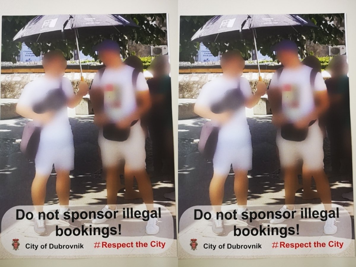 Grad plakatima u akciji protiv ilegalnih „bookera“