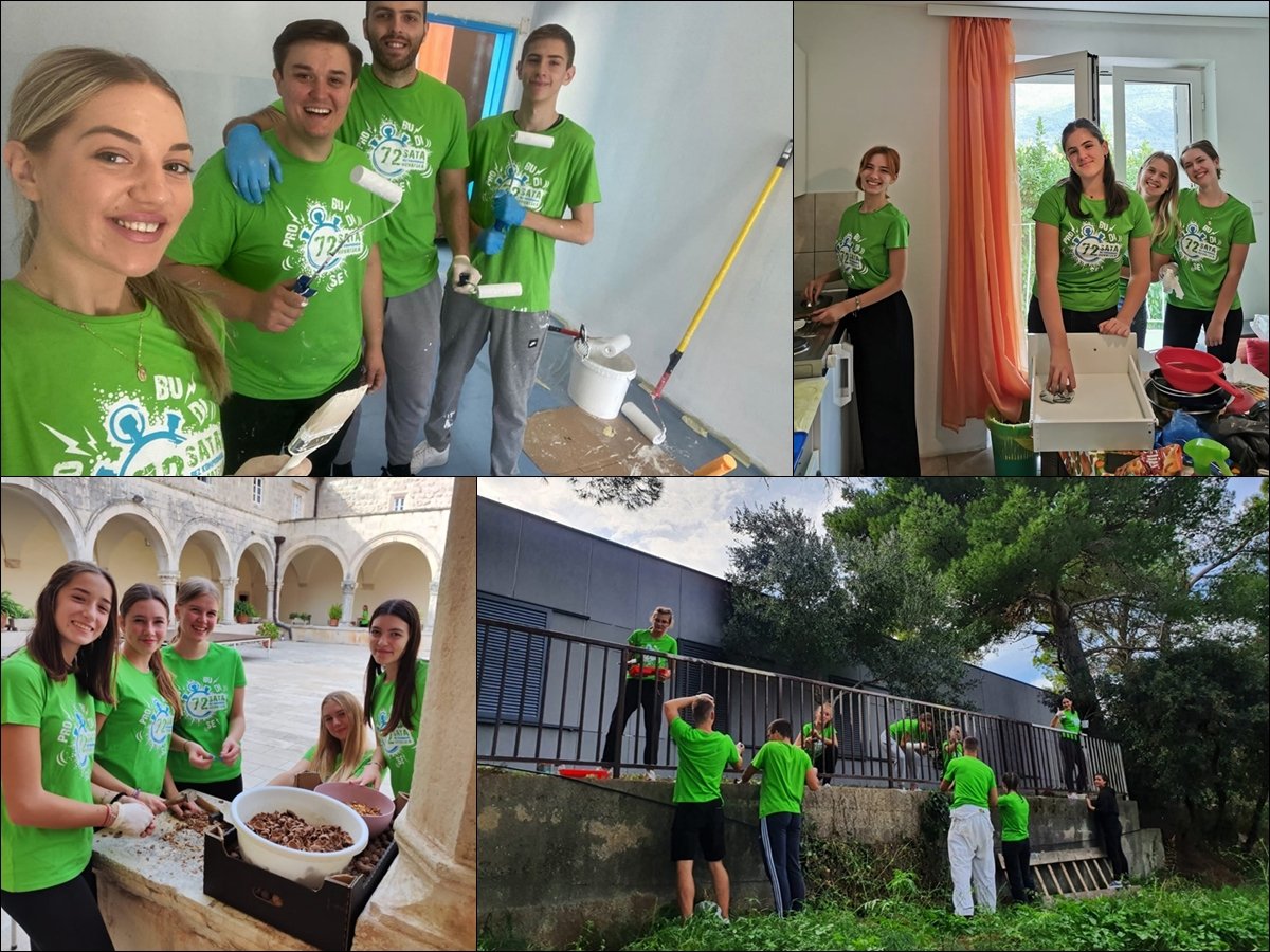 FOTO / Počela je volonterska akcija „72 sata bez kompromisa”