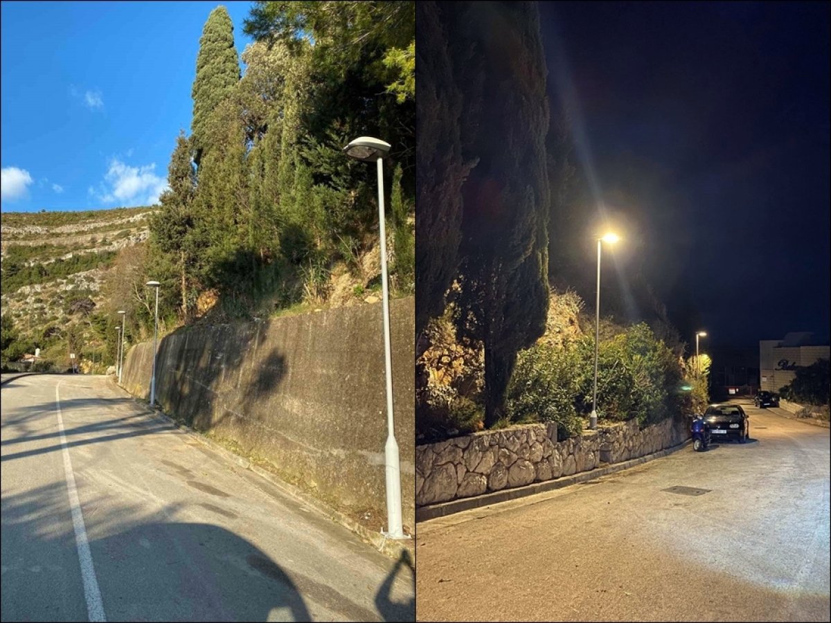 Završeni radovi rekonstrukcije javne rasvjete do Belvederea