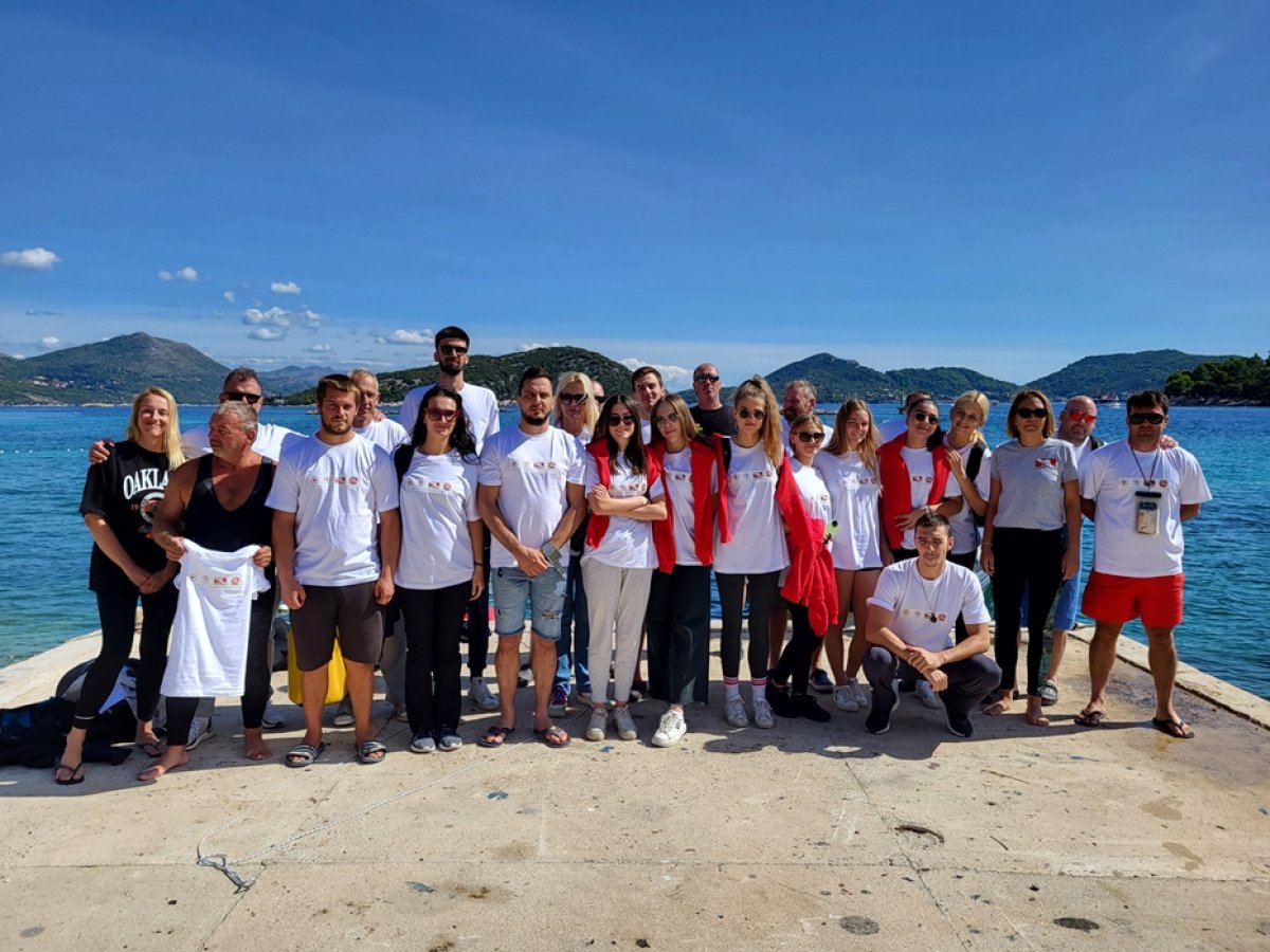 „Homo na Elafite”; prikupljen otpad s dna u šipanskom akvatoriju