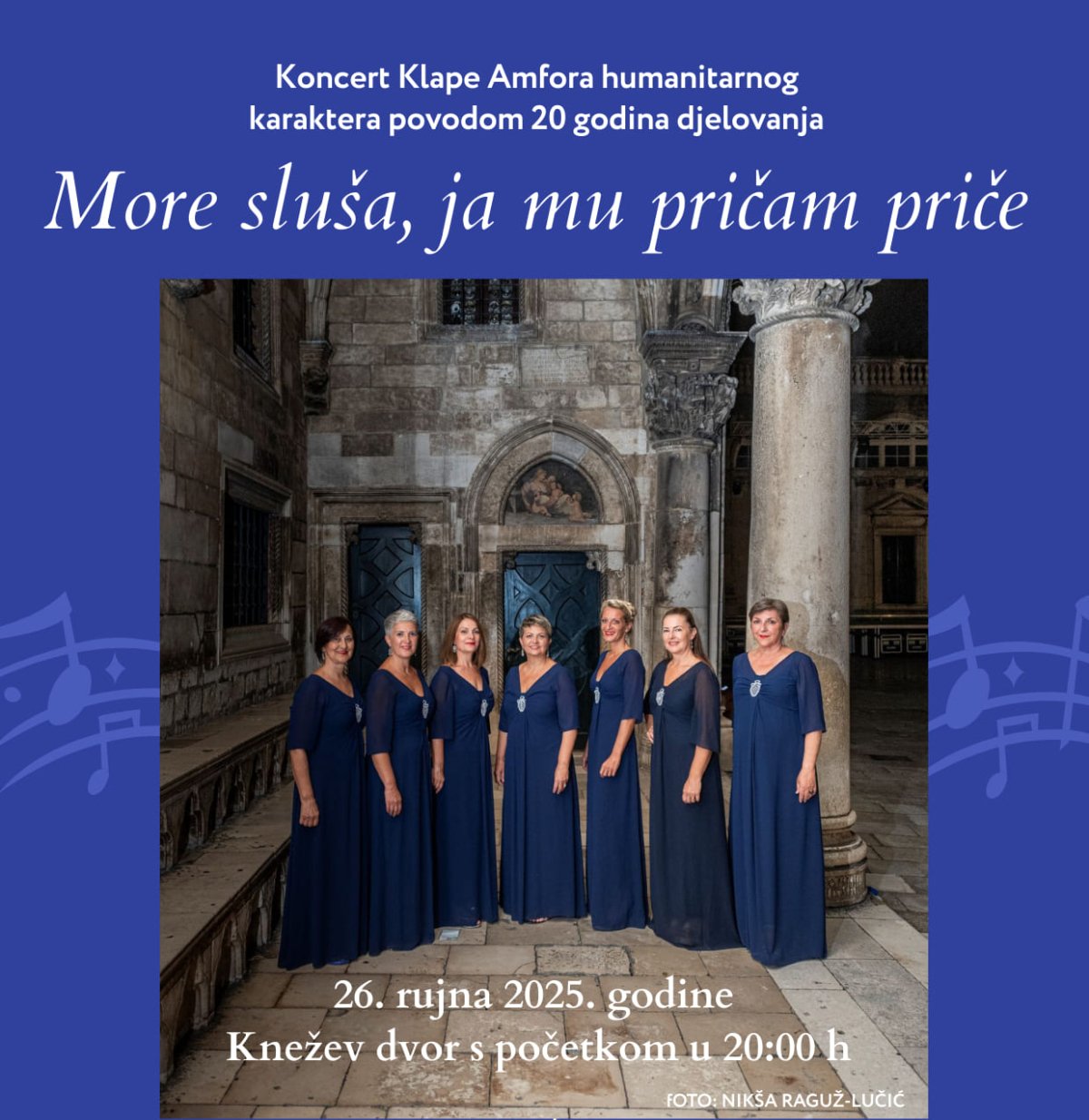 HUMANITARNI KONCERT KLAPE AMFORA UZ 20 GODINA DJELOVANJA
