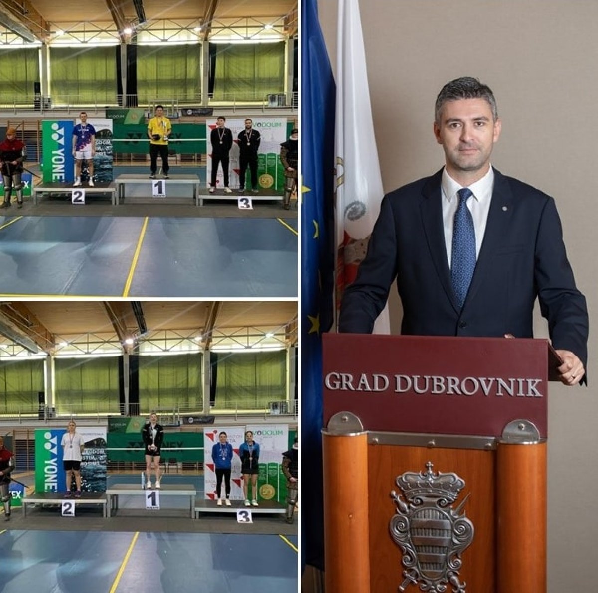 POVIJESNI USPJEH BADMINTON KLUBA DUBROVNIK, ČESTITAO IM GRADONAČELNIK