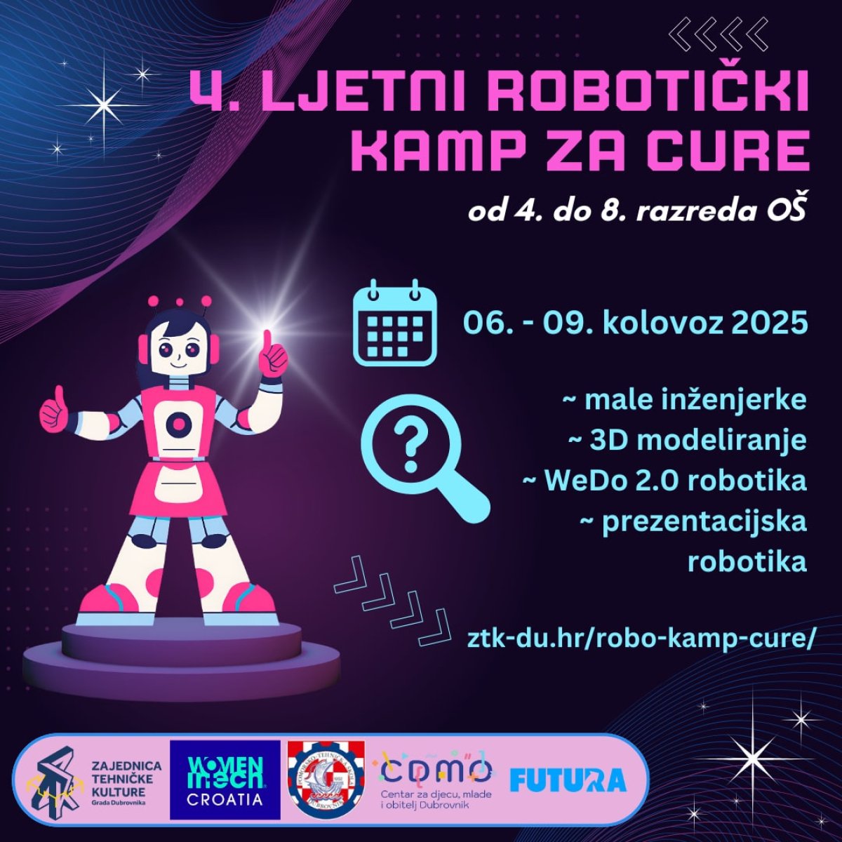 ROBOTIČKI KAMP ZA DJEVOJČICE