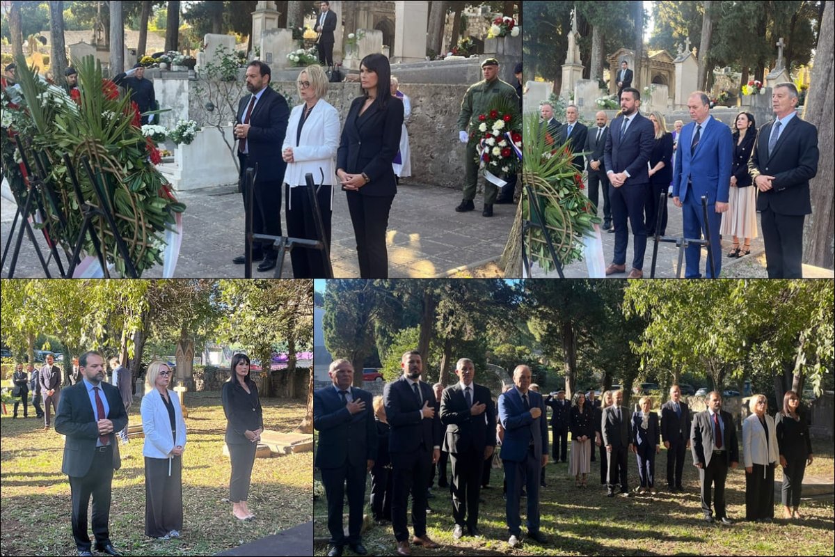 POLOŽENI VIJENCI NA BONINOVU I U GOSPINU POLJU UOČI SVIH SVETIH I DUŠNOG DANA