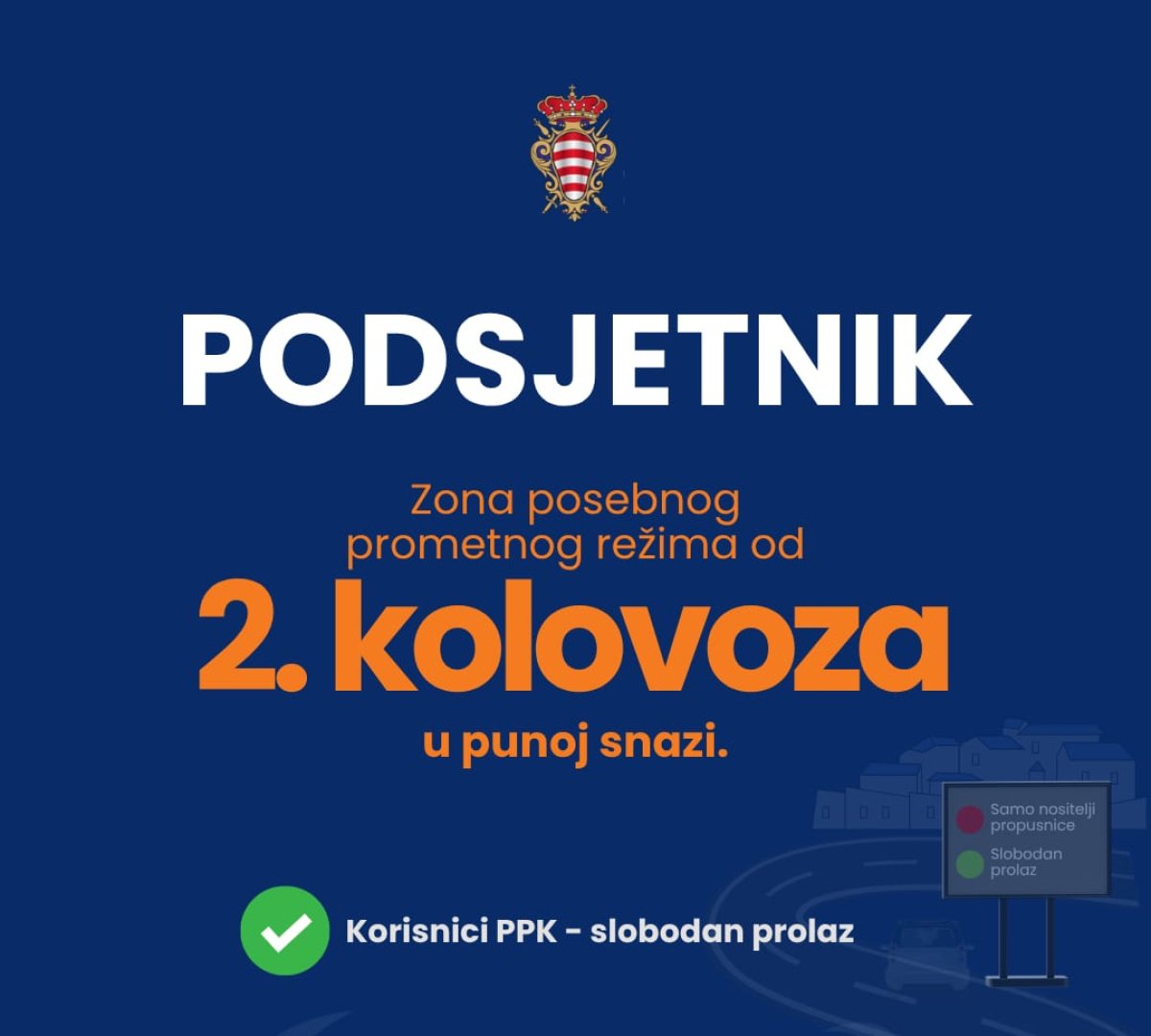 STARTA PUNA PRIMJENA ZONE POSEBNOG REŽIMA PROMETA, JESTE LI REGULIRALI STATUS?