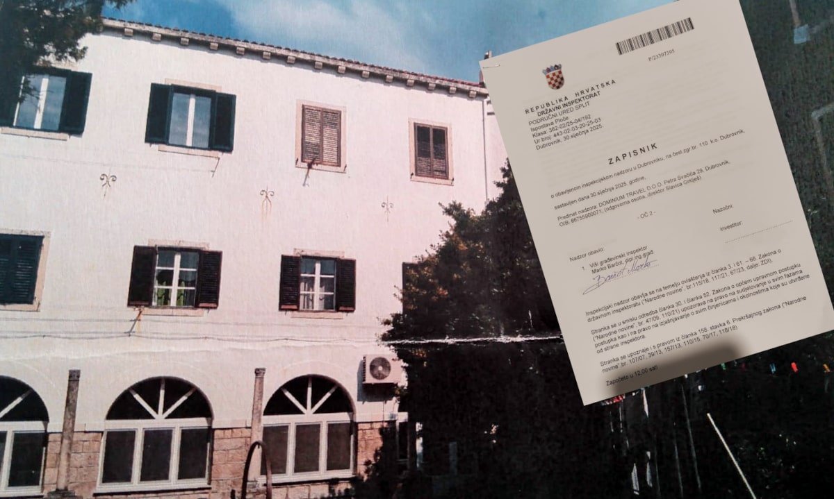 GRAĐEVINSKA INSPEKCIJA ZAUSTAVILA RADOVE SLAVICE GRKEŠ U PILAMA