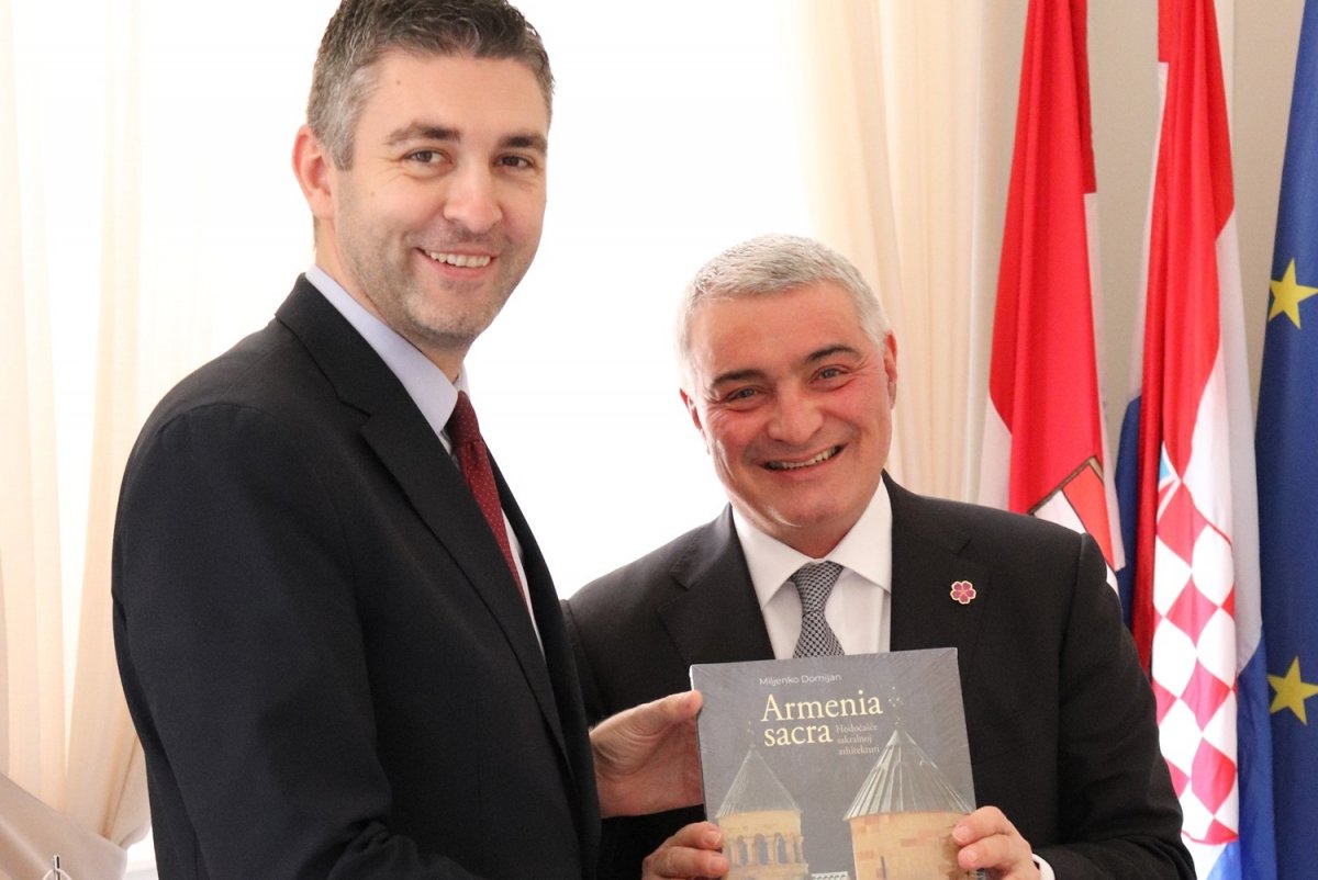Veleposlanik Armenije na prijemu kod gradonačelnika Frankovića