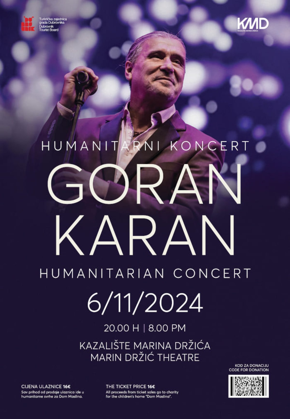 HUMANITARNI KONCERT GORANA KARANA U ORGANIZACIJI TZ GRADA DUBROVNIKA