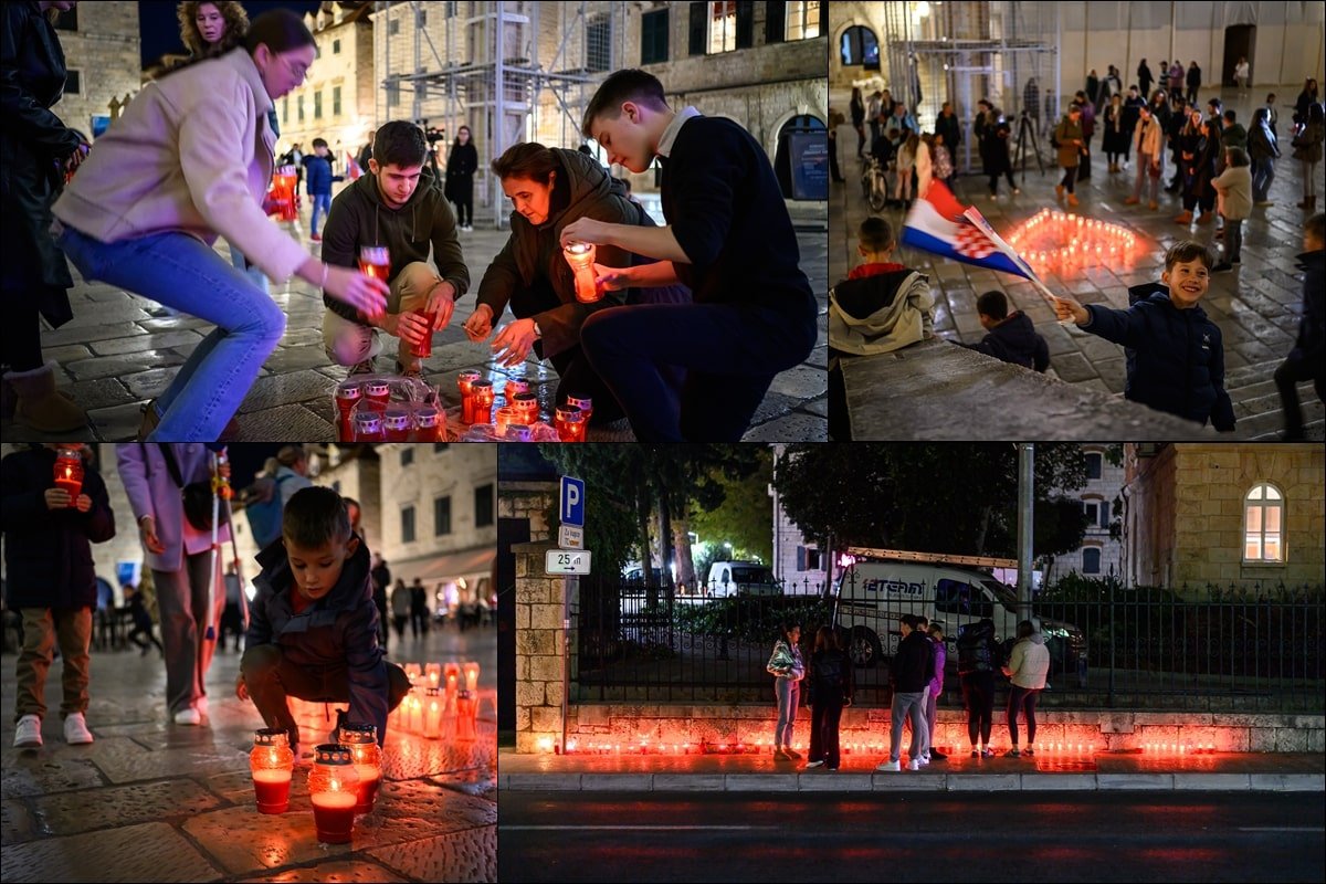 ZAPALJENE SVIJEĆE UZ DAN SJEĆANJA NA ŽRTVE VUKOVARA I ŠKABRNJE