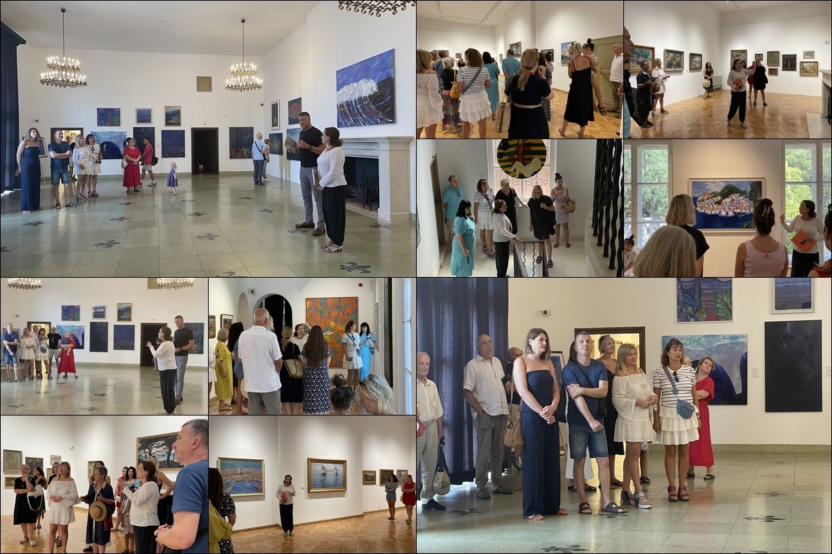 Foto / SUBOTNJA KAVA U GALERIJI UZ IZLOŽBU „MEDITERAN U HRVATSKOM SLIKARSTVU”
