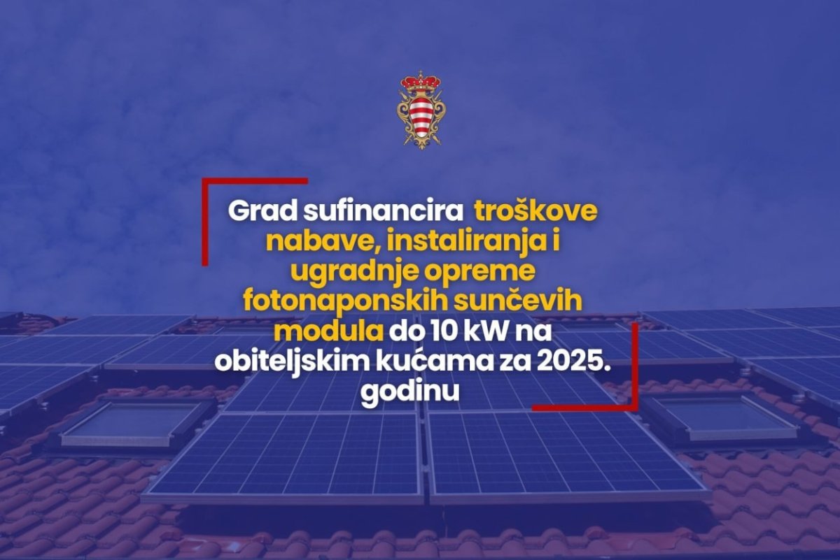 JAVNI POZIV GRADA DUBROVNIKA ZA SUFINANCIRANJE SOLARNIH PANELA